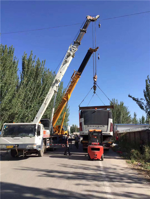 宁阳县港口集装箱搬运案例